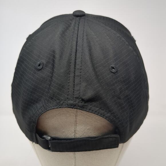 Tesla Strapback Hat Black One Size Adjustable Embroidered 6 Panel - Picture 6 of 9